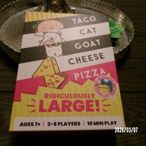 Dolphin Hat Games Taco Cat Goat Cheese Pizza: Ridiculously Large NEW & SEALED